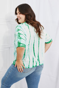 Sew In Love Beachy Keen Tie-Dye Collared Top