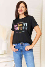 Load image into Gallery viewer, Simply Love Slogan Graphic Cuffed Sleeve T-Shirt