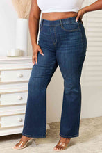 Load image into Gallery viewer, Judy Blue Elastic Waistband Slim Bootcut Jeans