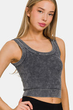 Load image into Gallery viewer, Zenana Washed Scoop Neck Wide Strap Tank