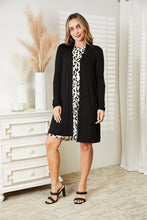 Load image into Gallery viewer, Celeste Open Front Longline Cardigan with Pockets