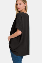 Load image into Gallery viewer, Zenana Full Size V-Neck Short Sleeve Top