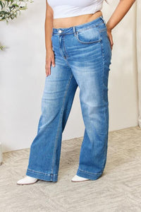 RISEN  High Waist Straight Jeans