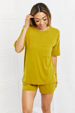 Load image into Gallery viewer, Zenana In The Moment Lounge Set in Olive Mustard