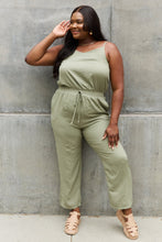 Load image into Gallery viewer, ODDI Textured Woven Jumpsuit in Sage