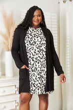 Load image into Gallery viewer, Celeste Open Front Longline Cardigan with Pockets
