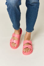 Load image into Gallery viewer, Legend Double Buckle Open Toe Sandals