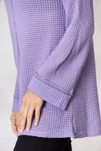 Load image into Gallery viewer, BiBi Exposed Seam Waffle Knit Top