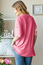 Load image into Gallery viewer, Heimish Printed V-Neck Half Sleeve Top