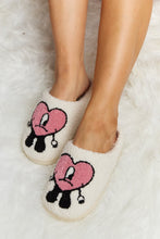 Load image into Gallery viewer, Melody Love Heart Print Plush Slippers