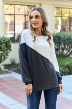 Load image into Gallery viewer, Celeste Design Contrast Long Sleeve Top