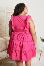 Load image into Gallery viewer, Hailey &amp; Co Champs Elysees Tiered Dress in Fuchsia