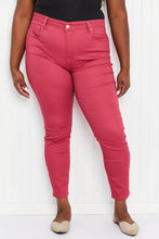 Load image into Gallery viewer, Zenana Walk the Line High Rise Skinny Jeans in Rose