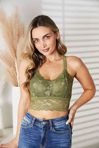 JadyK Crisscross Lace Bralette