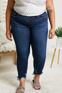 Judy Blue Beatrice Destroyed Hem Slim Fit Jeans
