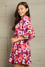 Load image into Gallery viewer, GeeGee Floral Print Mini Dress
