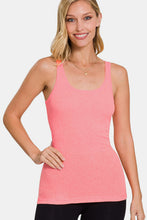 Load image into Gallery viewer, Zenana Stretchy Ribbed Knit Racerback Tank