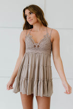 Load image into Gallery viewer, Zenana Cross My Heart Lace Cami in Ash Mocha