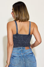 Load image into Gallery viewer, Zenana Ribbed Washed Square Neck Tank