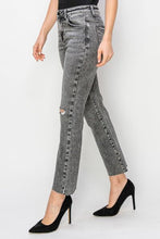 Load image into Gallery viewer, RISEN High Waist Distressed Straight Jeans
