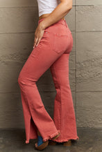 Load image into Gallery viewer, RISEN Bailey High Waist Side Slit Flare Jeans