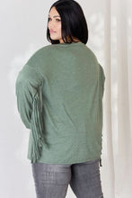 Load image into Gallery viewer, Celeste Fringe Detail Long Sleeve Top