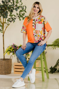 Celeste Floral Short Sleeve T-Shirt