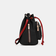 Load image into Gallery viewer, Nicole Lee USA Contrast Drawstring Bucket Bag