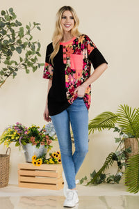 Celeste Floral Short Sleeve T-Shirt