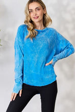 Load image into Gallery viewer, Zenana Round Neck Long Sleeve Top
