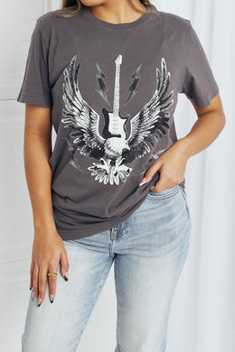 mineB Eagle Graphic Tee Shirt