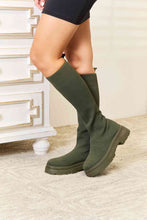 Load image into Gallery viewer, WILD DIVA Footwear Knee High Platform Sock Boots