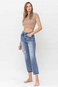 Lovervet Lena High Rise Crop Straight Jeans