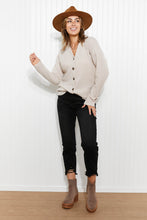Load image into Gallery viewer, Heimish Home at Last Waffle Knit Button Down Cardigan