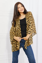 Load image into Gallery viewer, Melody Wild Muse Animal Print Kimono in Brown