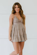 Load image into Gallery viewer, Zenana Cross My Heart Lace Cami in Ash Mocha