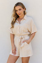 Load image into Gallery viewer, Petal Dew At Her Best Button Down Romper