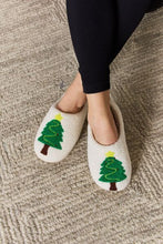 Load image into Gallery viewer, Melody Christmas Tree Cozy Slippers