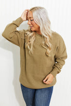 Load image into Gallery viewer, Zenana Bundled Up Round Neck Sweater