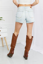 Load image into Gallery viewer, Judy Blue Full Size Contrast Stitching Denim Shorts with Pockets