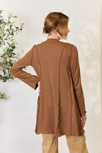 Culture Code Open Front Long Sleeve Cardigan