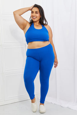 Capella On The Daily Halter Crop Top and Leggings Set