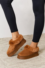 Load image into Gallery viewer, Legend Footwear Furry Chunky Platform Ankle Boots