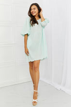 Load image into Gallery viewer, Culture Code She&#39;s The One Puff Sleeve Mini Dress