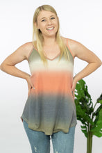 Load image into Gallery viewer, Zenana Sunset Dreams Ombre Reversible Tank