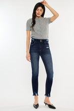 Load image into Gallery viewer, Kancan Full Size Cat&#39;s Whiskers Raw Hem High Waist Jeans