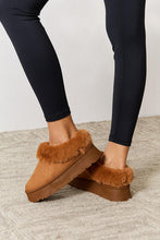 Load image into Gallery viewer, Legend Footwear Furry Chunky Platform Ankle Boots