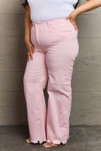 Load image into Gallery viewer, RISEN Raelene High Waist Wide Leg Jeans in Light Pink
