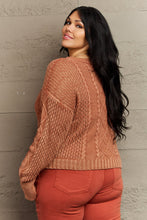 Load image into Gallery viewer, HEYSON Soft Focus Wash Cable Knit Cardigan