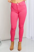 Load image into Gallery viewer, YMI Jeanswear Kate Hyper-Stretch Mid-Rise Skinny Jeans in Fiery Coral